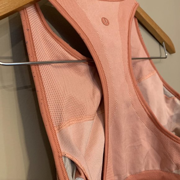 Pink Lululemon Sports Bra - Picture 3 of 4